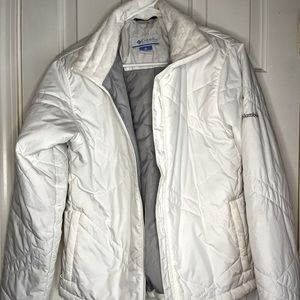 Columbia Light White Puffer Jacket